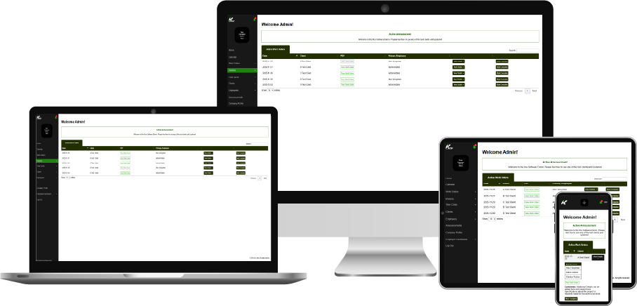 Mock ups for website